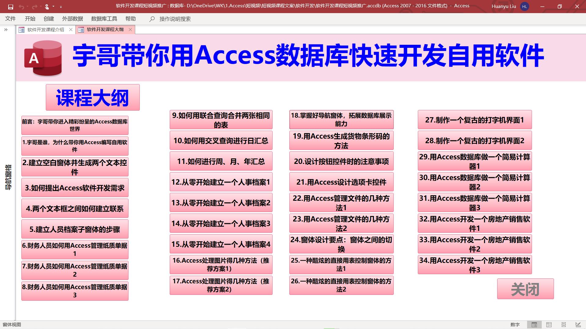 access开发